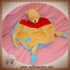 DISNEY DOUDOU WINNIE L'OURSON PLAT LOSANGE JAUNE ROUGE BLEU  KIABI