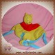 DISNEY DOUDOU WINNIE L'OURSON PLAT LOSANGE JAUNE ROUGE BLEU  KIABI