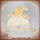 TAKINOU SOS DOUDOU LAPIN BEIGE PLAT ECRU POISSON BLEU 