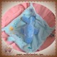 MOTS D'ENFANTS DOUDOU DAUPHIN BLEU MOUCHOIR TETINE SOS