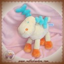 ORCHESTRA SOS DOUDOU RENNE ECRU BLEU ORANGE