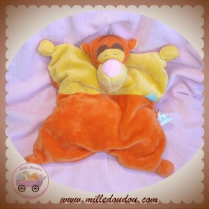 DISNEY DOUDOU TIGROU TIGRE COUSSIN ORANGE JAUNE SOS