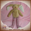 SERGENT MAJOR SOS DOUDOU LAPIN BEIGE JAMBES RAYEES ROUGE CMP