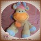 NATTOU SOS DOUDOU VACHE GIRAFE MUSICAL BEIGE ORANGE ROSE 