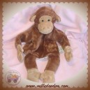 HISTOIRE D'OURS SOS DOUDOU SINGE MARIONNETTE MARRON