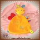 BABY CLUB C&A DOUDOU PAPILLON ABEILLE JAUNE PLAT ORANGE SPIRALES