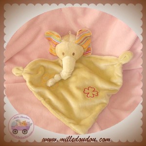 BABY CLUB C&A SOS DOUDOU ELEPHANT BEIGE PLAT TRIANGLE 