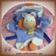 DOUDOU ET COMPAGNIE SOS ANE JUSTIN PLAT MAUVE ORANGE MARIONNETTE