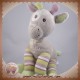 ARTHUR ET LOLA DOUDOU GIRAFE GRISE VERTE MAUVE OS