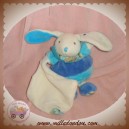 DOUDOU ET COMPAGNIE SOS LAPIN MERLIN BLEU BOULE MOUCHOIR 1575