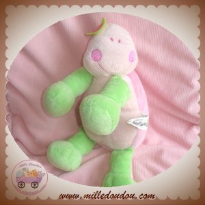 KIMBALOO SOS DOUDOU TORTUE ROSE ET VERTE KMB