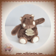 HISTOIRE D'OURS SOS DOUDOU HIPPOPOTAME TAUPE 14 CM
