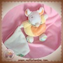 DOUDOU ET COMPAGNIE SOS SOURIS ZAZIE MOUCHOIR ORANGE JAUNE Z'AMIGOLOS