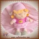 BENGY DOUDOU FILLE SAUMON ROBE ROSE ESCARGOT SOS