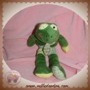 HISTOIRE D'OURS DOUDOU GRENOUILLE VERTE SHORT TISSU SOS