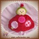 LILLIPUTIENS SOS DOUDOU COCCINELLE POUPEE PAPILLON ROSE