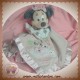 DISNEY SOS DOUDOU MINNIE MOUCHOIR ROSE SATINEE LITTLE GARDEN